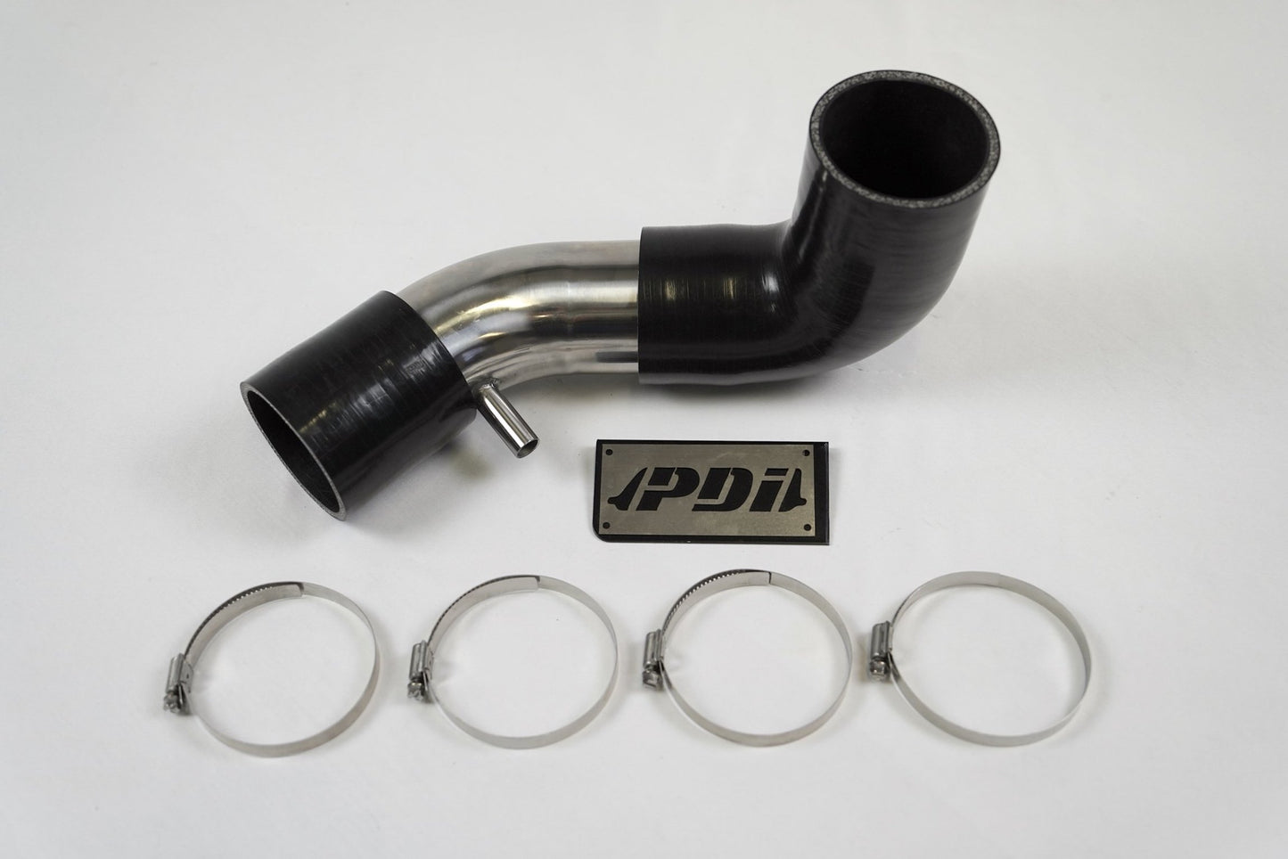 PDI 100 series FTE Airbox to 3"/3.5"/4" Turbo inlet pipe (round entry turbo)