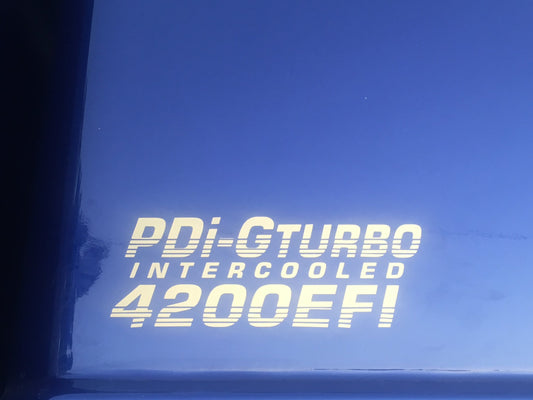 PDI Turbo Landcruiser Stickers