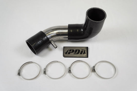 PDI 100 series FTE Airbox to 3"/3.5"/4" Turbo inlet pipe (round entry turbo)