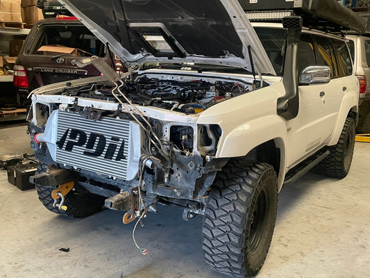 PDI Nissan Patrol Series 1, 2 and 3 GU ZD30 DI  TD42 Front Mount intercooler Kit