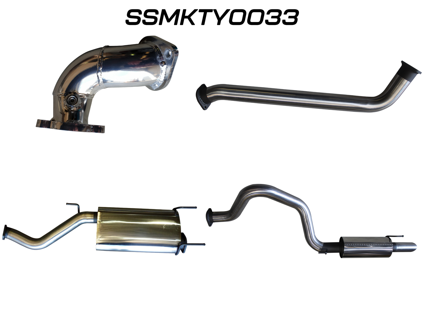 Manta Performance HDJ100 4.2L TD Wagon 3" Exhaust System